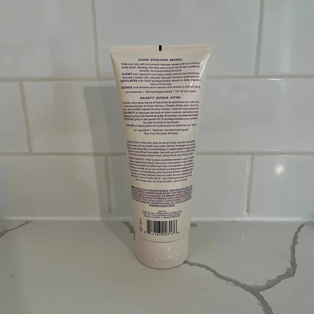 European Wax Center EWC Slow Body Polish Aloe 6.7 fl oz NEW - Picture 2 of 3